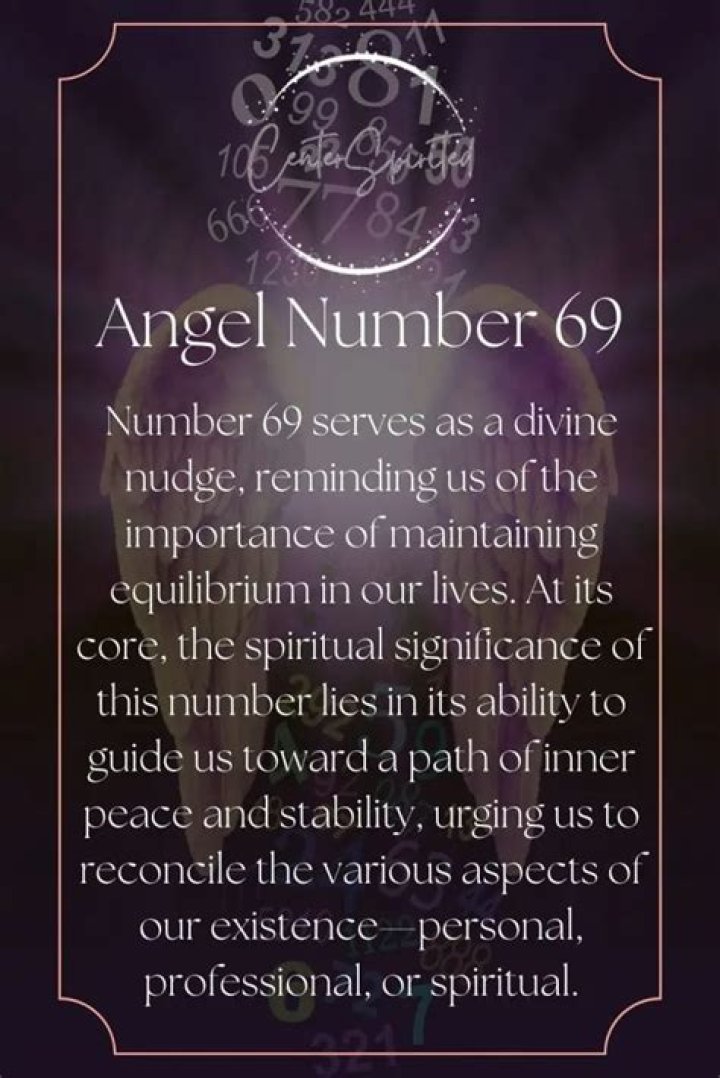 Do This Right Away If You See Angel Number 69