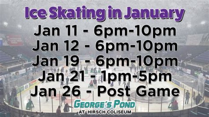 🎅 Ice Skating - George's Pond at Hirsch Coliseum 🎅