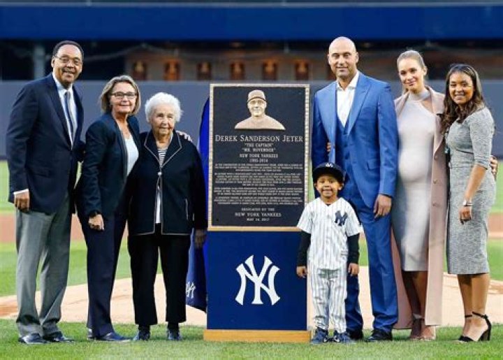 Legendary Baseball Shortstop Derek Jeter and the family