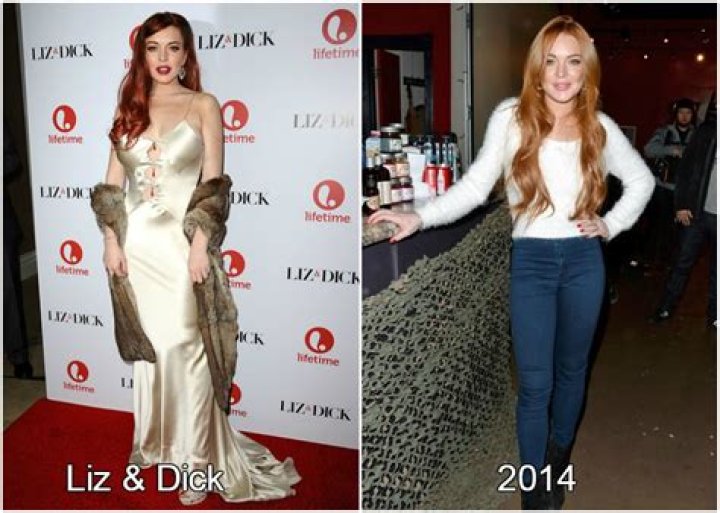 Lindsay Lohan`s weight changes. From 2004 to 2016